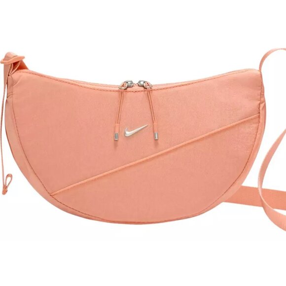 Nike Aura Crescent Crossbody Bag in Apricot Agate/Matte Silver NWT - Picture 2 of 7